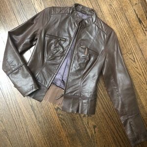Arden B leather jacket